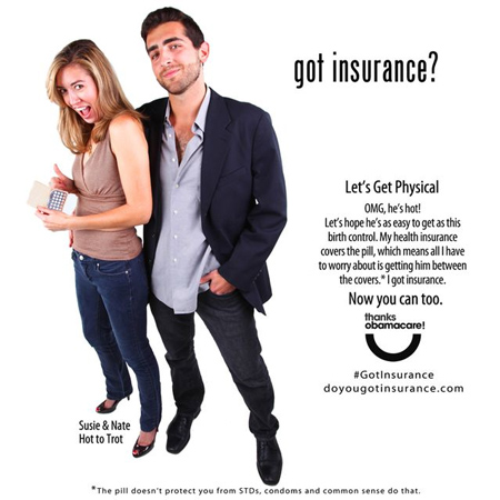 Ad created by the Colorado Consumer Health Initiative and ProgressNow Colorado Education "to educate everyone about the benefits of the Affordable Care Act."  - The Washington Times 