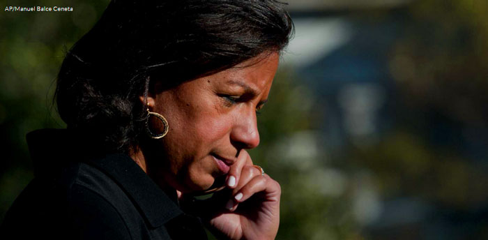 "Rice  has not spoken  directly on the issue of 'unmasking.' However, in a March appearance on PBS’ 'NewsHour,' the former Obama adviser claimed to 'know nothing about' reports suggesting Trump and his transition aides were swept up in incidental intelligence collection.  She went on to say she was “surprised” to see news reports from House Intelligence Committee Chairman Devin Nunes (R-Calif.) saying surveillance information was legally and 'incidentally' collected on members of Trump’s transition team and perhaps on Trump himself." - The Blaze 