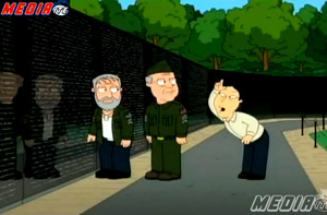 Just in time for Memorial Day… The Family Guy mocks dead US soldiers from Vietnam War.  