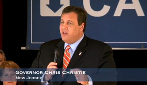 Christie explained that his fight is not against teachers. It is against the NJEA. Christie cited this stat: a teacher who is in the union, pays $730 a year to join. If a teacher doesn’t want to join the union, they pay 85% of the $730 per year, to not join.   