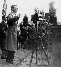 "Speech by candidate Hitler to a large crowd in Berlin's Lustgarten in April 1932." - History Place 