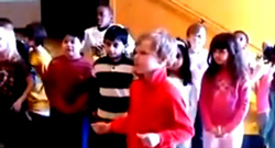 Dictator-type propaganda infects school - small kids taught to praise Obama by Black author / teacher.  