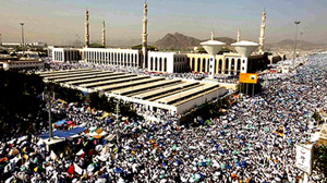 Dawn breaks on millions of Muslims as the annual Hajj pilgrimage draws to a close... and Eid festival begins.  