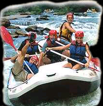 The Upper Ocoee River is scheduled to run 34 days during the 2006 rafting season. Space is limited on Upper Ocoee trips and should be reserved in advance. Call early to reserve a full-river trip (both sections) for a full day of rafting fun! (Includes lunch on the river.)