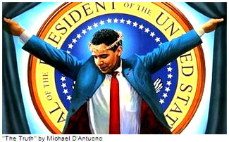 On his 100th day in office, President Obama will be "crowned" in messianic imagery at New York City's Union Square.  