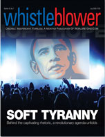 Levin often uses the term "soft tyranny" to explain the modus operandi of the Obama administration and Congress, and weighs in with a powerful, in-depth Whistleblower exclusive, titled "The antidote to tyranny: Time for urgent action, as 'liberty once lost is rarely recovered.'"  