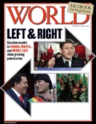 World Magazine, a Christian publication located in Asheville, NC.