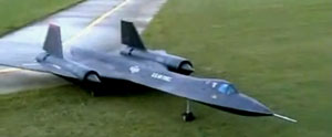 SR-71 Lockheed Blackbird - a slightly smaller version, that is.  